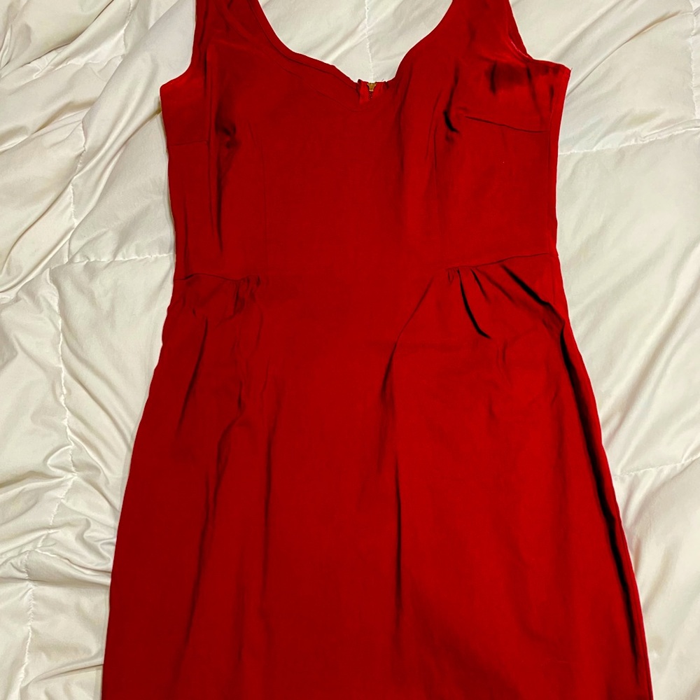 Red pinup dress